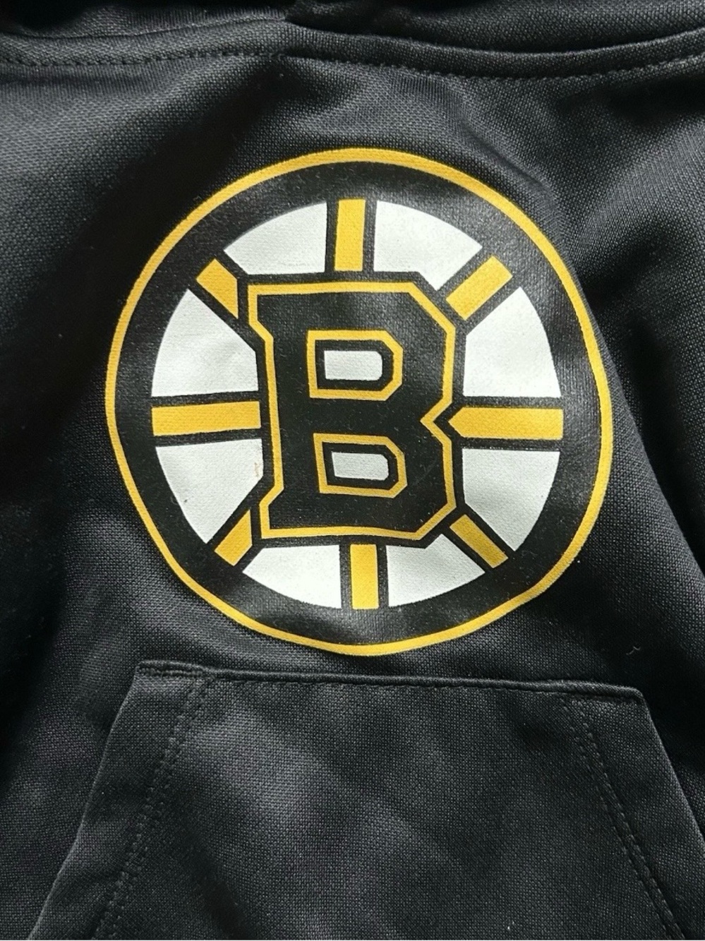 Baby Boston Bruins Black Hoodie Sweatshirt Logo Size 12 Months - Picture 2 of 3